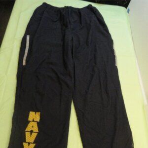 USN U.S. NAVY szMEDIUM/REG RUNNING SUIT PT PHYSICAL FITNESS PANTS LD 6350